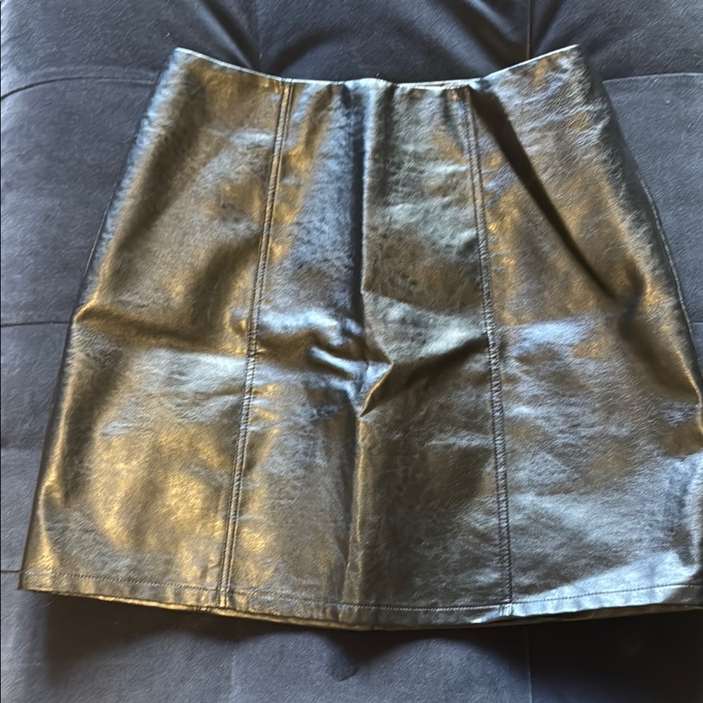 Black A-line Mini Skirt for Cocktail Nights